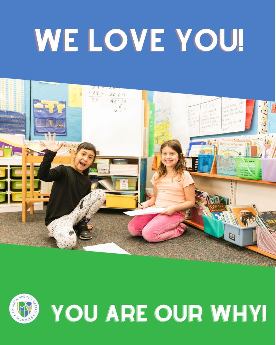 We love you! YOU are our Why.
#lmsvheart