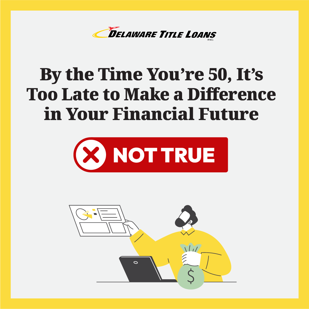 DETitleLoanCash's tweet image. Debunking Financial Myths with Delaware Title Loans, Inc.✅ 

Regardless of your age, our experienced team of financial experts can help you create a customized plan to achieve your long-term goals.💪

Start your journey with us today: DelawareTitleLoansInc.com

#DelawareTitleLoans