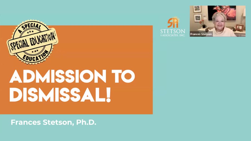 Missed our webinar? 💻✨

Watch the full webinar recording which covers the process of dismissing students from special education once they’ve met their IEP goals!

You can access the full webinar recording by clicking the link below.
l8r.it/jxU8