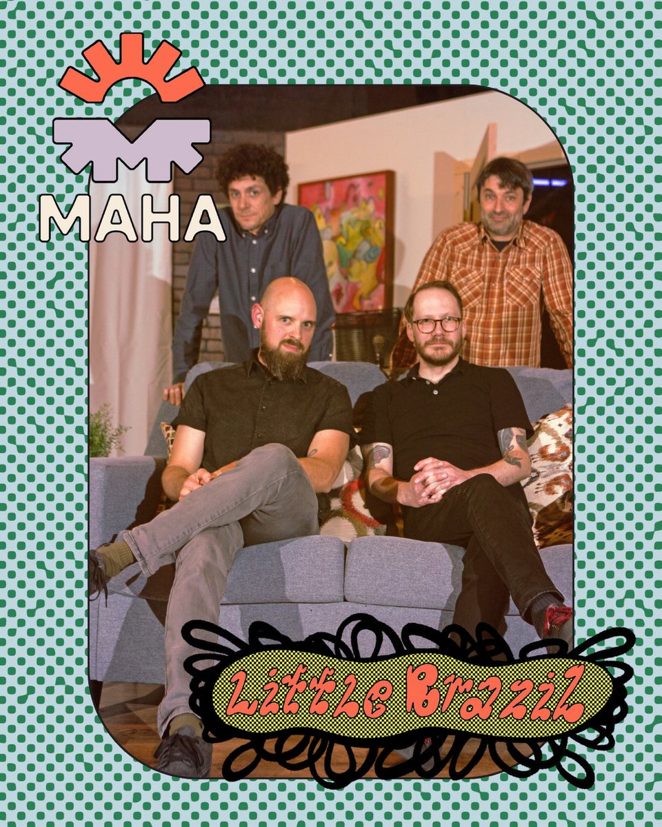 Omaha! Let's show some love! ❤️ Hometown heroes Little Brazil are bringing their raw indie rock to Maha Festival! Get ready for an electrifying set you won't forget. Tickets &amp; lineup at Mahafestival.com

#MahaFestival #LittleBrazil #OmahaMusic #LocalLegends