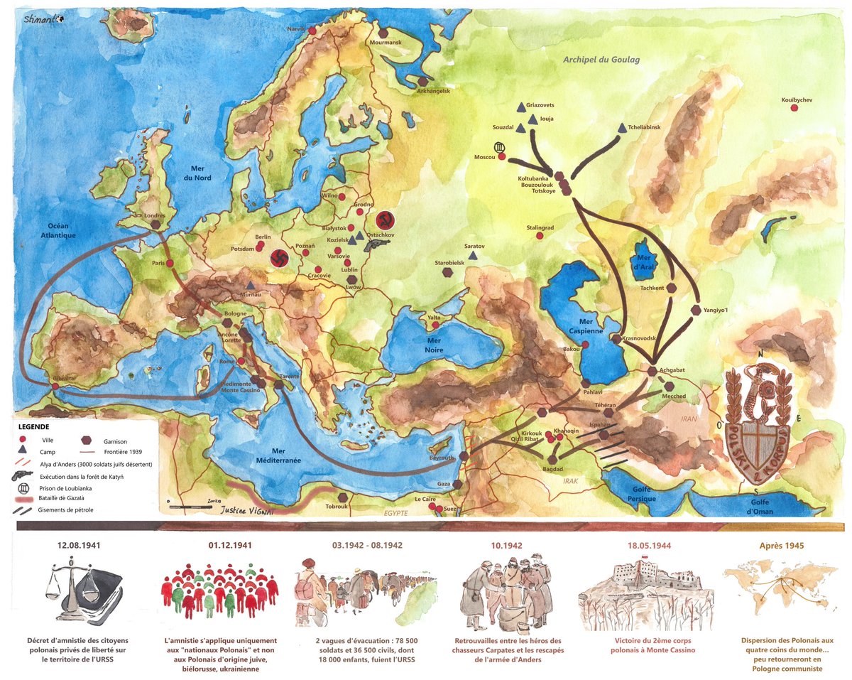 Justine Vignat (@junevgt) on Twitter photo La carte retrace l'odyssée du General Anders et permet au lecteur de suivre les avancées.
Un très beau challenge merci et bravo à <a href="/Leonard_Bangkok/">Arnaud LEONARD</a> pour le récit. La carte retrace l'odyssée du General Anders et permet au lecteur de suivre les avancées.
Un très beau challenge merci et bravo à <a href="/Leonard_Bangkok/">Arnaud LEONARD</a> pour le récit.
