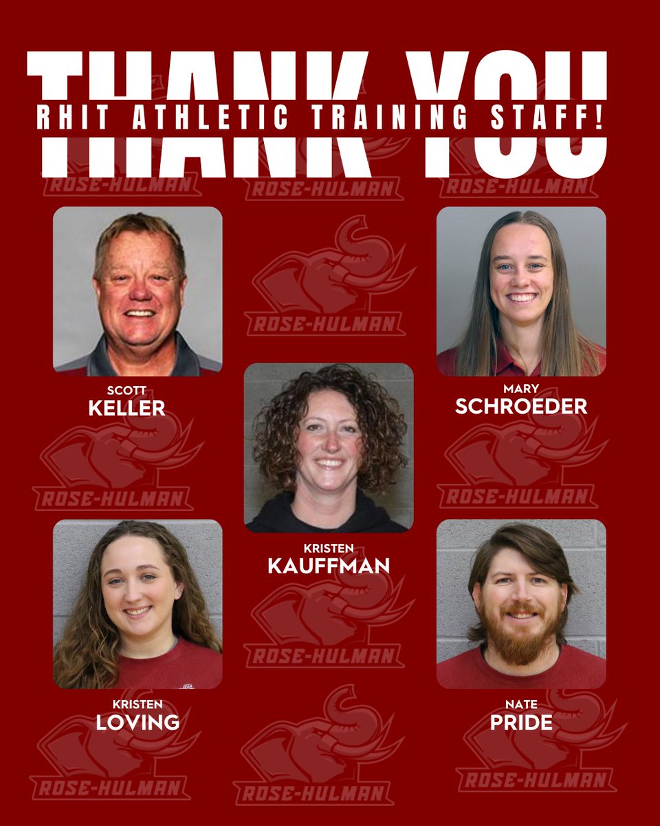 The month of March is National Athletics Training Month!!! Rose-Hulman Athletics would like to extend a huge thank you to our athletic training staff for all they do to support our student-athletes. #GoRose