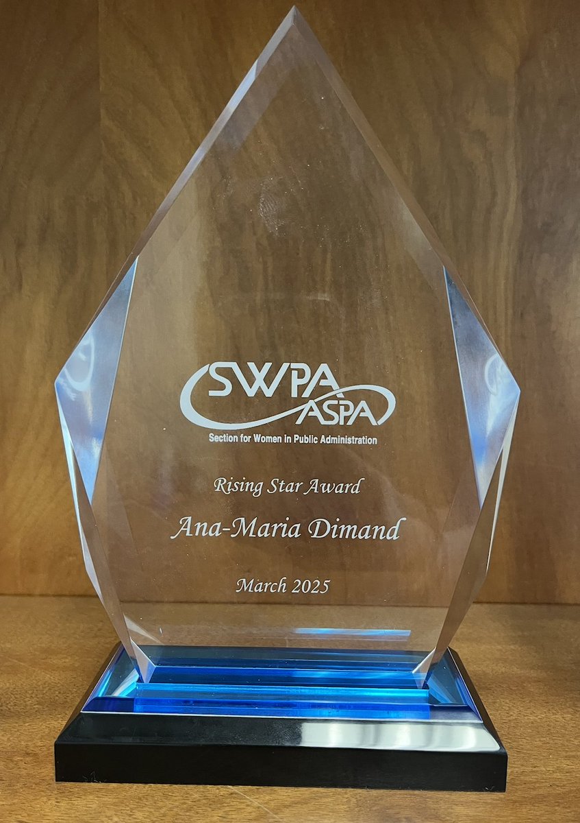 Grateful for the recognition from the @swpaaspa.
I am thankful for the nomination and for the ongoing support from my community. It means a lot to be able to display this in my office.
<a href="/askewschoolfsu/">Askew School at FSU</a>