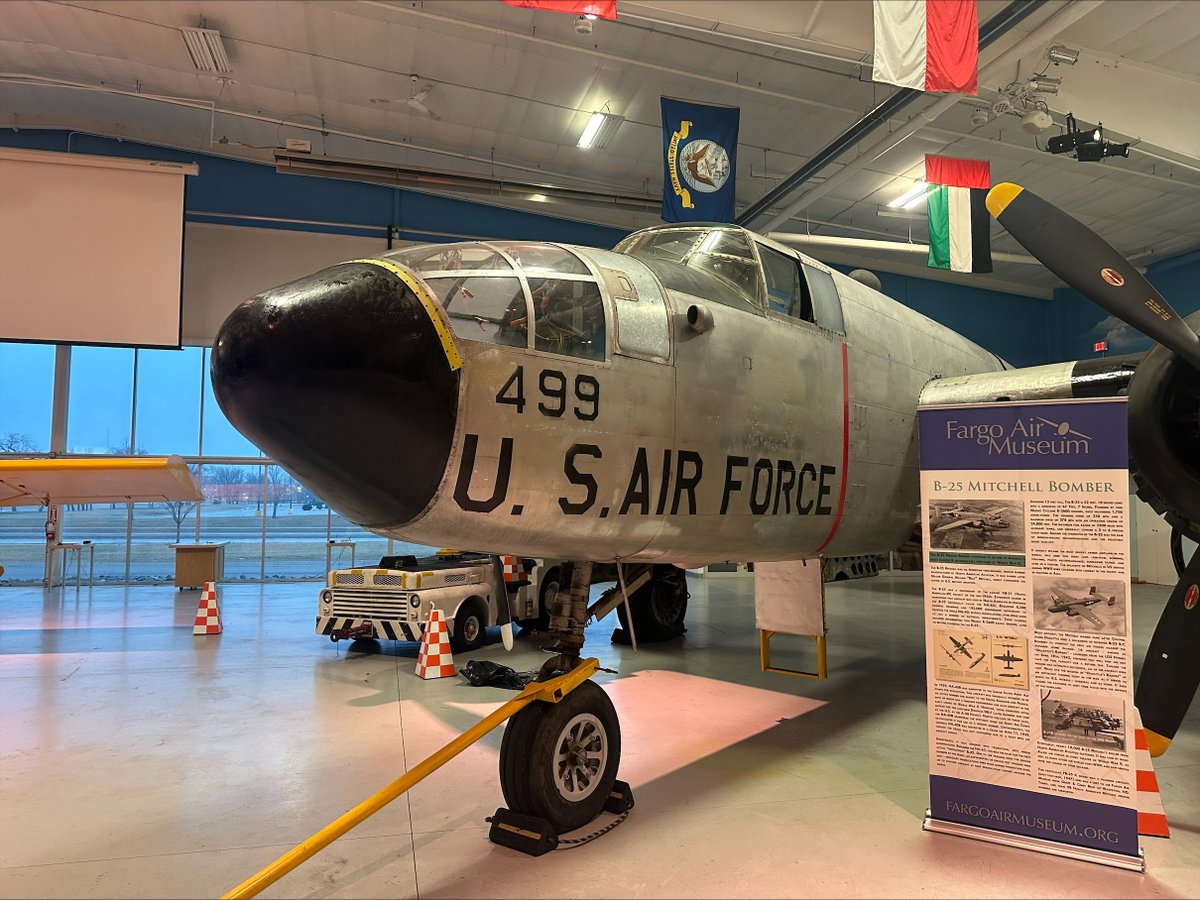 FargoAirMuseum's tweet photo. This B-25 cleans up nicely! ✨

If you want to be a part of our B-25 Mitchell restoration, check out https://t.co/wbrIUj0C2E - here you can follow along with updates, donate supplies or funding, and learn how you can become a hands-on volunteer ✈️ https://t.co/Uem2th7u1l