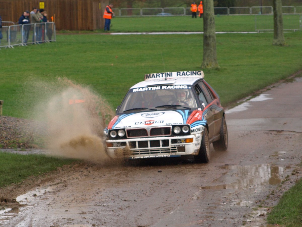 sgh38's tweet image. Lancia Delta Integrale on stage at Race Retro 2011 #RaceRetro #lancia #integrale