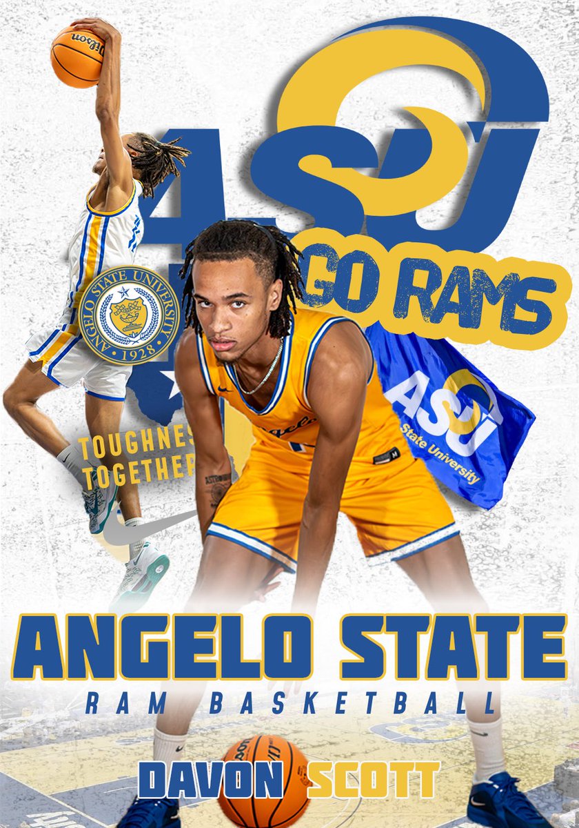 After a great conversation with <a href="/CoachVinayPatel/">Vinay Patel</a> I am 1000% committed to <a href="/angeloathletics/">Angelo State Athletics</a> !!!
#RamFam 🐏 <a href="/stevo2354_jr/">Steven Alexander Jr</a> <a href="/davjones0/">Davion Jones</a> <a href="/OkieBall_1/">OkieBall</a> <a href="/prep_super/">Super Prep</a>