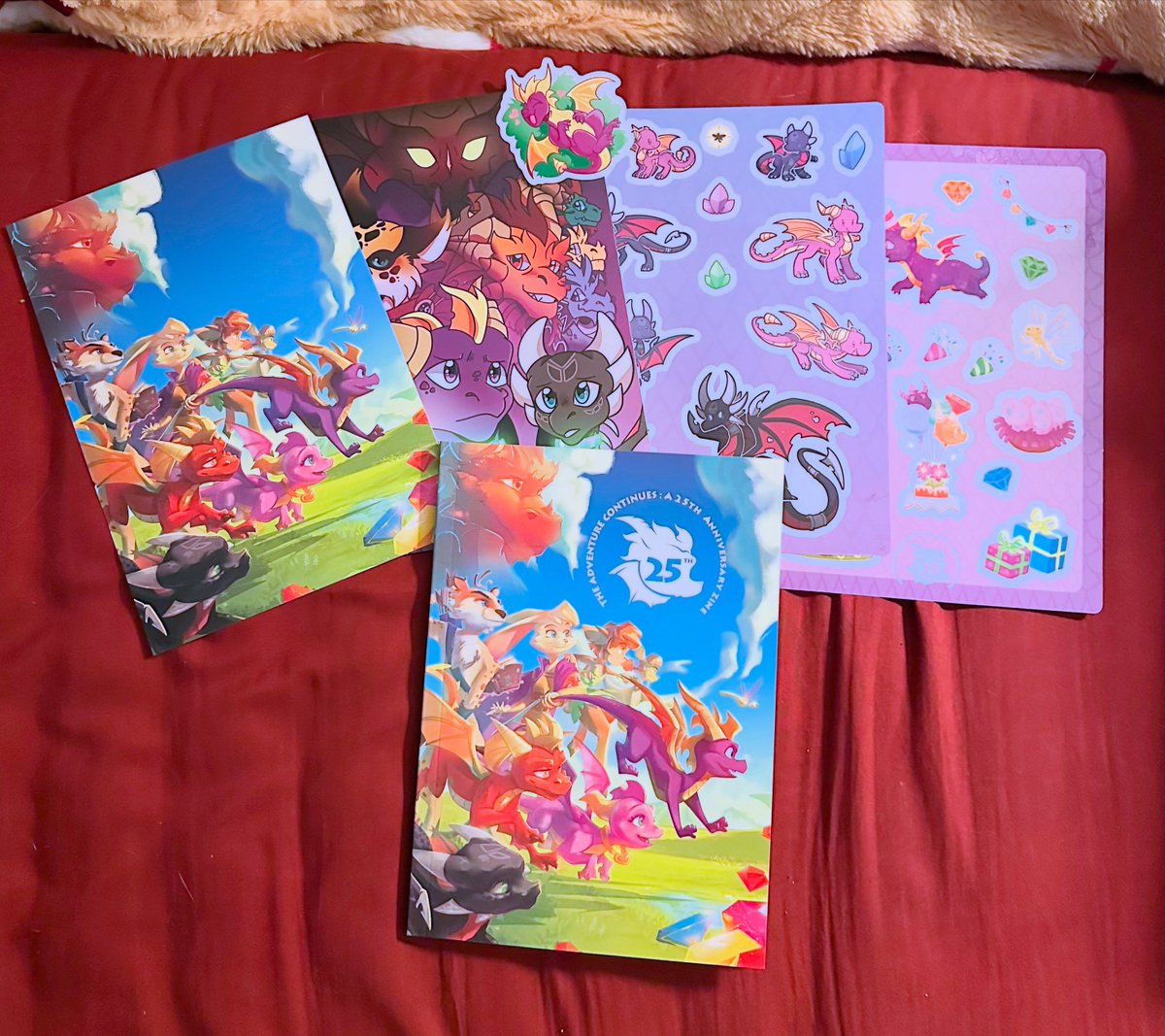 <a href="/spyro25zine/">The Adventure Continues | Donation made! 🔥</a> has been delivered to me! I’m so hype!!! I am grateful I got the leftovers as I missed the initial preorder phase. 💜💛