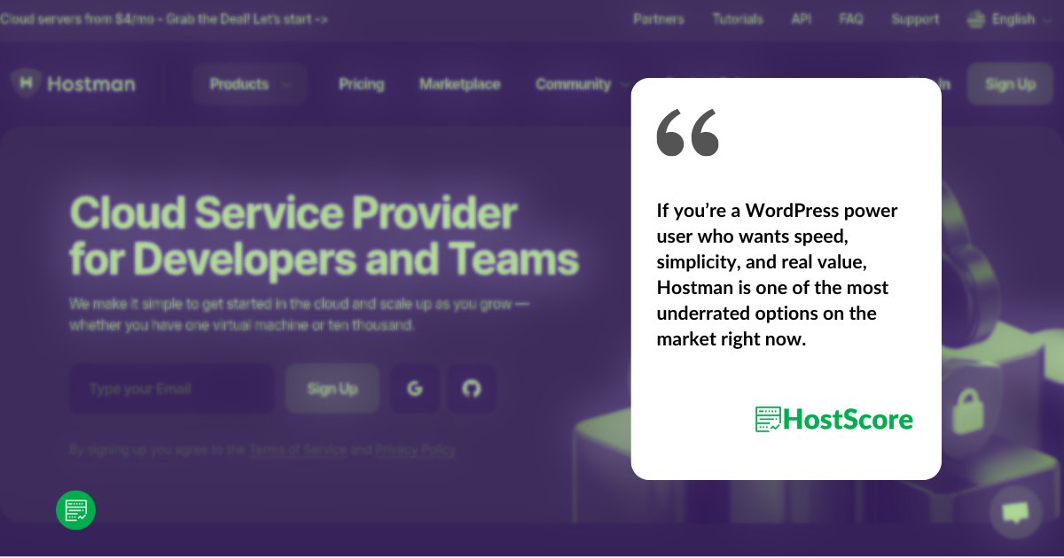 Hostman vs. DigitalOcean vs. Google Cloud vs. Vultr – who won? <a href="/host_score/">HostScore</a> tested all four. No spoilers, but who is the:

💰 Budget king (but basic?)
⚡ Speed demon ($$$ warning)
🤫 Dev-friendly sleeper hit
🔧 "Does everything" (overkill?)

They checked:
• Real-world speeds
•