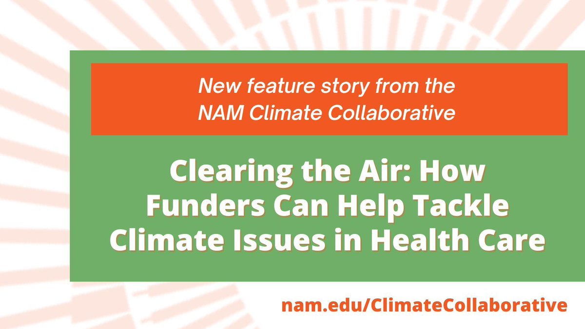 National Academy of Medicine (@thenamedicine) on Twitter photo Kathy Regan and Lovisa Gustafsson, <a href="/commonwealthfnd/">Commonwealth Fund</a>, are leading efforts to make health care more sustainable by funding climate and health research and initiatives. See more in NAM feature story: bit.ly/3DizTRx #ClimateActionforHealth Kathy Regan and Lovisa Gustafsson, <a href="/commonwealthfnd/">Commonwealth Fund</a>, are leading efforts to make health care more sustainable by funding climate and health research and initiatives. See more in NAM feature story: bit.ly/3DizTRx #ClimateActionforHealth