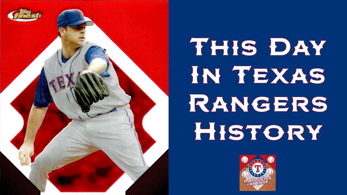 This Day in Texas Rangers History: 2006—On Opening Day, Kevin Millwood starts against the Boston Red Sox, pitching five innings in a 7-3 Rangers victory, setting the tone for a season where he’d win 16 games and strengthen the rotation.