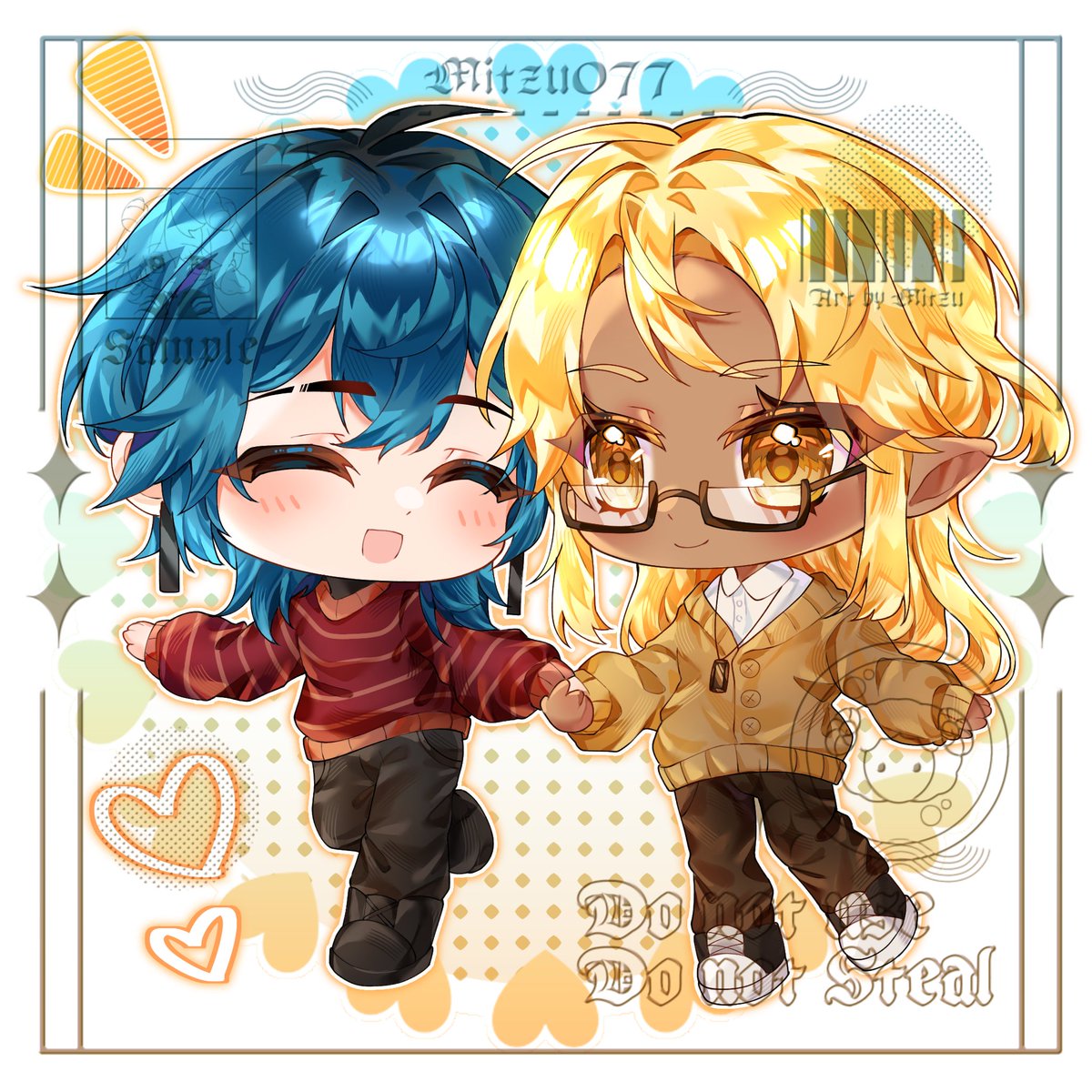 mitzu077's tweet photo. My recent #VGenComms, tysm!🌈 #vgen #chibicommission https://t.co/mPV6k4pBO9