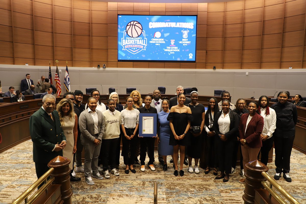 CreeksideWBB's tweet image. Thank you to the Fulton County government for this proclamation and your recognition of the hard work and dedication the team has put forth this season to accomplish all that we have. @marvinarrington @Creekside_Tribe #PROCLAMATION #TRIBEPRIDE