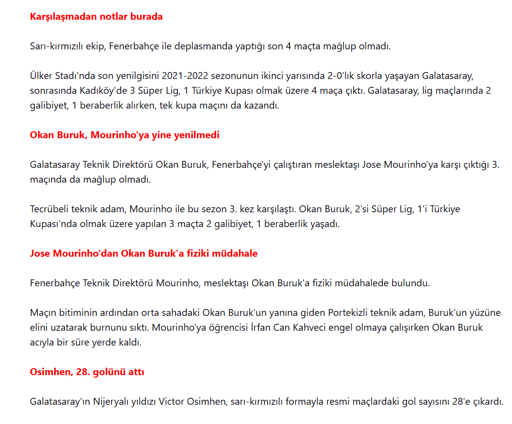 blackpage_g's tweet photo. Bein Amerika ile Bein Türkiye arasındaki fark çok acayip.
Bein US "Jose Mourinho Okan Buruk'a saldırdı", "Skandal" diye haber yapmış. Videosunu da eklemiş.
Bein TR ne demiş diye az önce siteye girdim ama haber bulamadım.
"Karşılaşmadan Notlar" bölümüne serpiştirivermişler. Videoda ise hiç bahsedilmiyor.
Ama 4 gün önceki "İşte Arda Turan'ın sarı kart gördüğü anlar" haberi hala ana sayfada.