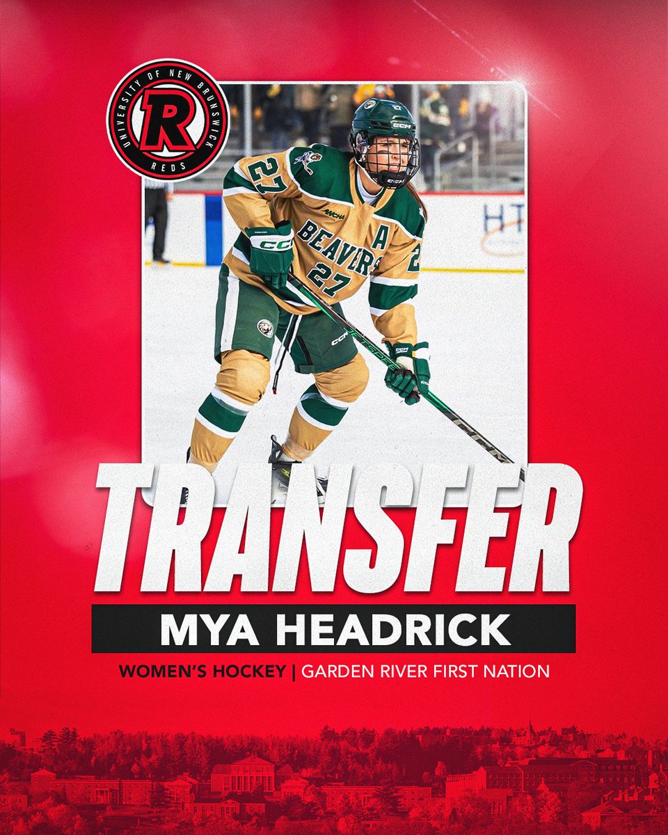From Garden River First Nation ➡️ Bemidji ➡️ Freddy Beach!

A new chapter begins for Mya Headrick at UNB!

Welcome to REDS Nation, Mya! 🔴⚫️

🔗 Read more: bit.ly/4lgtfwl

#goredsgo