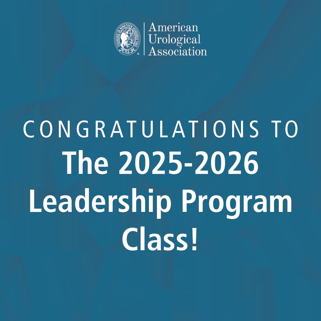Amer. Urol. Assn. (@amerurological) on Twitter photo Help us congratulate the 2025-2026 Leadership Program class! This is the 11th year of the program and over 200 graduates have participated since it's inception in 2004. 
Click to meet the newest class 👉 bit.ly/4iP04Pb Help us congratulate the 2025-2026 Leadership Program class! This is the 11th year of the program and over 200 graduates have participated since it's inception in 2004. 
Click to meet the newest class 👉 bit.ly/4iP04Pb