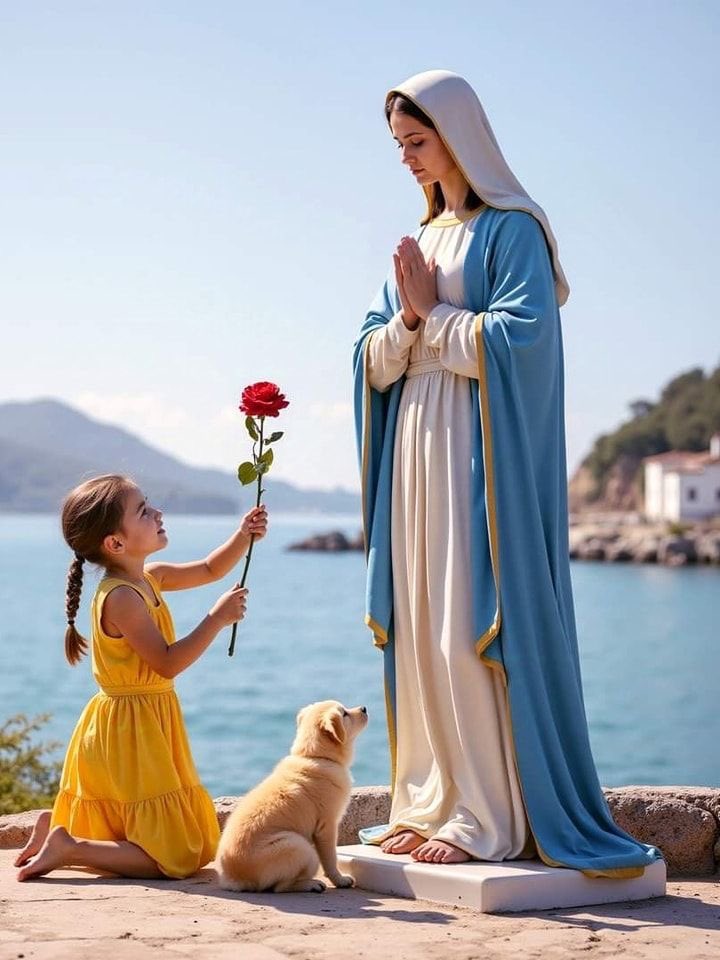 🙏 Acuérdate,
oh piadosísima,  Virgen María,
que jamás se ha oído decir,
que ninguno de los que han acudido
a tu protección, implorando tu auxilio
haya sido abandonado por Ti.
 
Animado con esta confianza,
acudo a ti, oh Madre,
Virgen de las vírgenes,
y gimiendo bajo el peso de