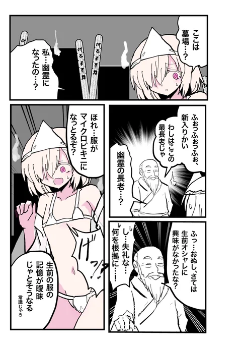 マイクロビキニ幽霊。 