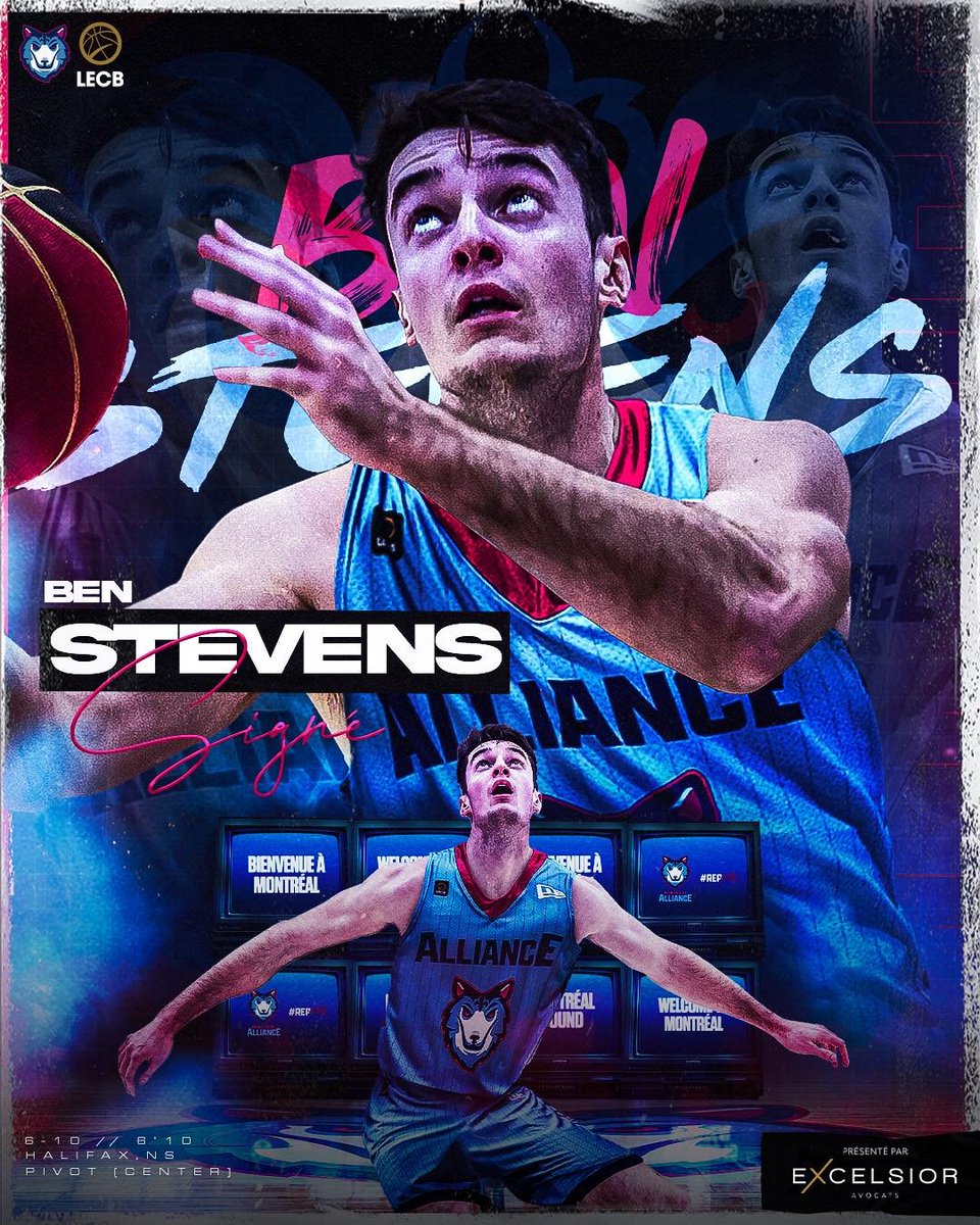 Signature #5 Alliance

🇨🇦 Ben Stevens, centre de 6'10'', 25 ans, Halifax
🏀 Expérience pro en Macédoine, Allemagne, Australie
📰 16.8 PTS et 12.3 REB dans la NBL1 Est (Australie) en 2024

<a href="/mtl_alliance/">Alliance de Montréal</a> n'a jamais eu de chance avec les centres. À voir si Stevens change la donne.
