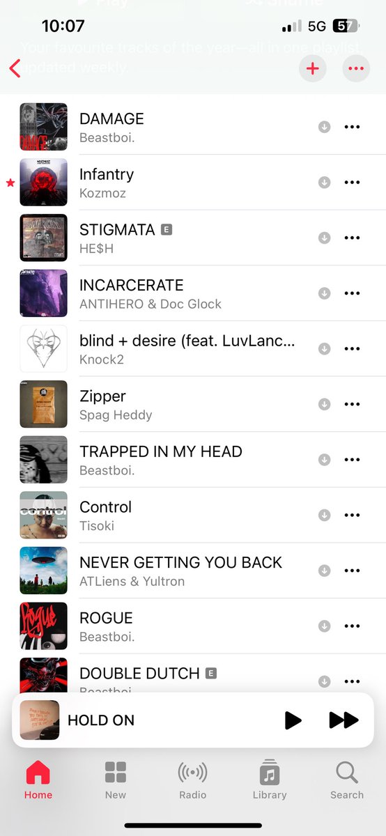 carcrazycanuk's tweet photo. @SPAGHEDDY More than half of your album is on my playlist. Phenomenal all the way through but I haven’t been able to stop listening to Zipper. It’s my 6th most played song of the year so far! (Arp warp is also up there) https://t.co/QBF5Lc6J1J