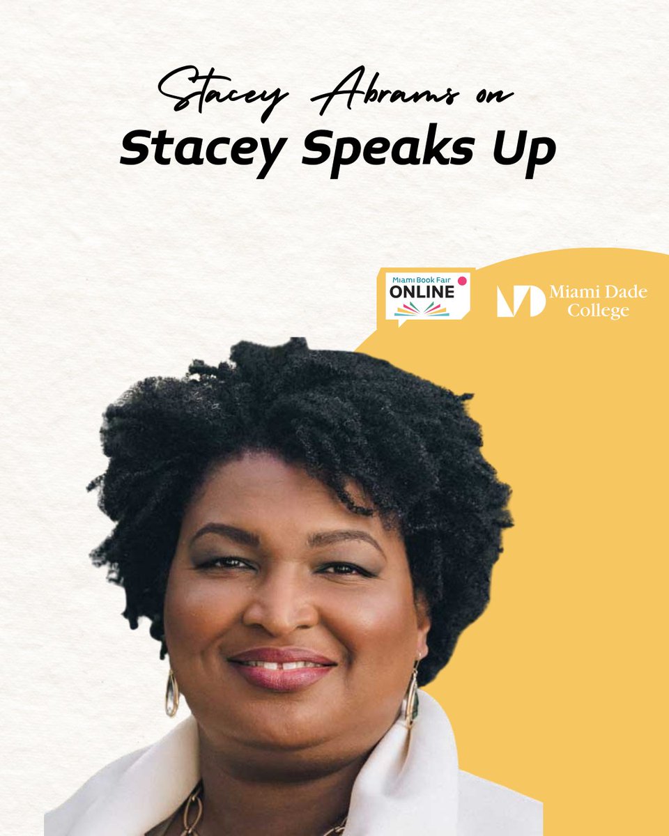 View Stacey Abrams at Miami Book Fair Online for a special conversation on Stacey Speaks Up! Inspired by Abrams’ legacy of grassroots activism, this empowering story shows that even kids can make a big difference!

Don’t miss it! 📖✨Watch it at the link in our bio!