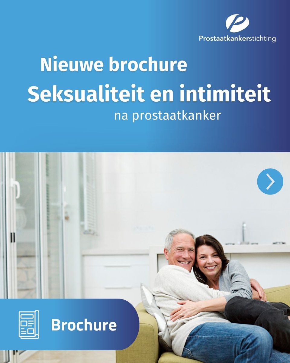 Na prostaatkanker verandert er vaak meer dan je denkt 2 op de 3 mannen ervaren problemen met seksualiteit en intimiteit.
📘 Onze nieuwe folder helpt met info, tips en steun – ook voor partners.
👉 Download gratis: buff.ly/Bgqkiyn