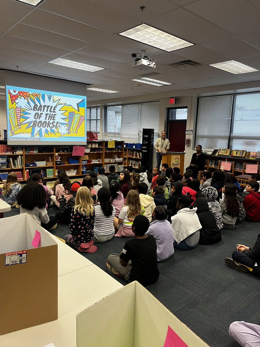 MsStaudmyer's tweet photo. 4th Grade Battle of the Books! @RiversideFCPS https://t.co/n11k9szJTW