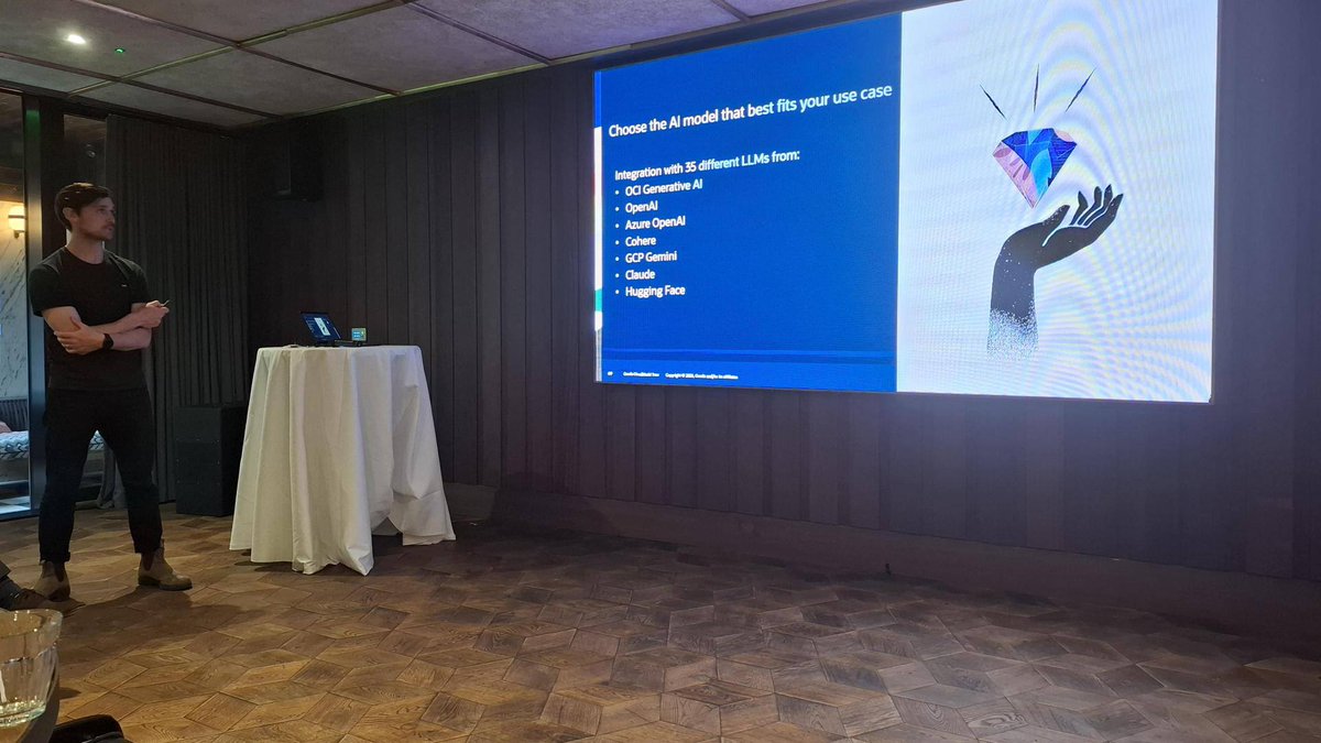 dsp_uk's tweet image. Today we attended the Oracle Exadata Roundtable in Dublin.☘️
The insights shared around the growing investment in #MultiCloud were truly exciting. Equally, the Exadata platform is evolving in incredible ways.
#TechInnovation #OracleExadata #Exascale #OraclePartner