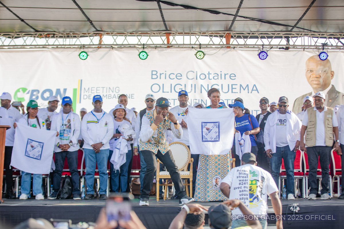 ⁠📷Donne une légende à cette photo

#Gabon2025 #CBON2025 #LeBâtisseur #UnitéEtProgrès #TousEnsemble
