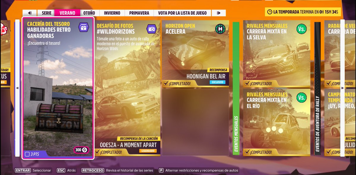 Billetiado10's tweet photo. @ForzaHorizonEsp Esta bugeado el tesoro de esta semana me sale para completar, pero no lo encuentro en ningun lado. https://t.co/DhViuDuzN0
