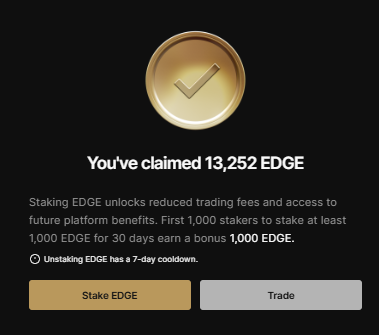 Web3Ponyo's tweet image. Claim is NOW LIVE for Definitive $EDGE airdrop

claim.definitlve.fi

✅ ONCHAIN TRADOOORS ELIGIBLE
If you&apos;re actively trading on Definitive, #JupiterExchange, #0xProject, #odosprotocol, #HyperliquidX, #tradewithPhoton, #bullx_io, #BananaGunBot or #DriftProtocol
&amp;gt;&amp;gt; Claim your…