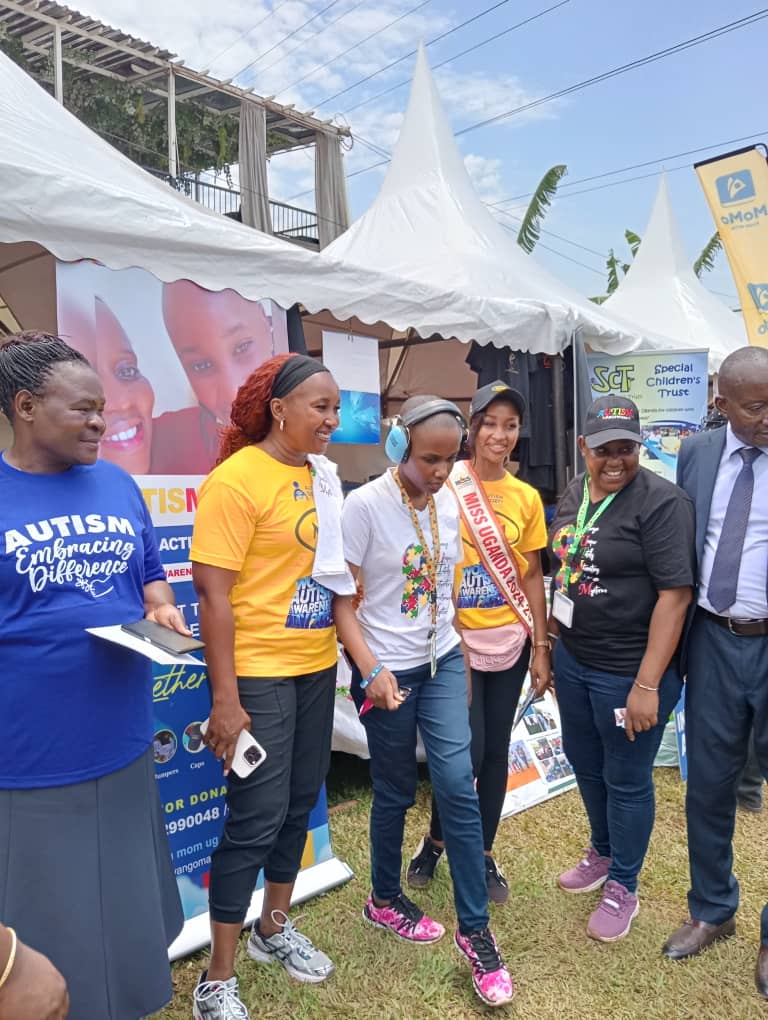 World Autism Awareness day yesterday was well spent with the CEO MTN Uganda and Miss Uganda 🇺🇬. Celebrating our special ones together. Raising awareness is the only way to go.