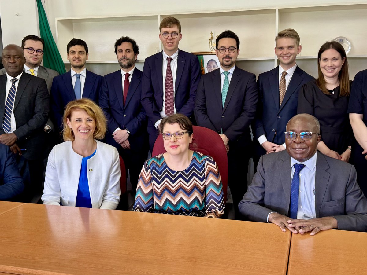 EUinZambia's tweet photo. Africa Working Party (COAFR) of the Council of the 🇪🇺meets with 🇿🇲Govt Officials &amp; civil society to discuss mutually beneficial partnerships in key sectors.
COAFR delegates are visiting  Zambia &amp; Botswana to deepen knowledge &amp; reflect on how to enhance EU-Africa Partnership. https://t.co/Z7Hlm99dpM