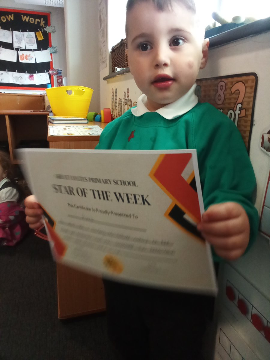 Nursery Star of the Week. well done!
<a href="/PrimaryGreat/">Great Coates Primary</a>
#gcpDANCE #gcpearlyyears