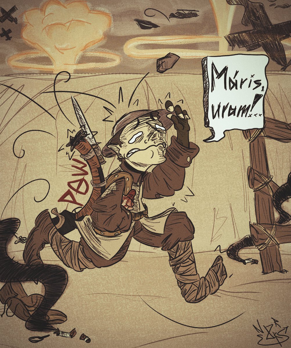 _NorCor_'s tweet photo. ,,Yes, sir..'' - I wad lazy to do the translation
#worldwar #wwi #digitalart #norcorstuff #caricaturelikethingie https://t.co/3WQzwEIga6