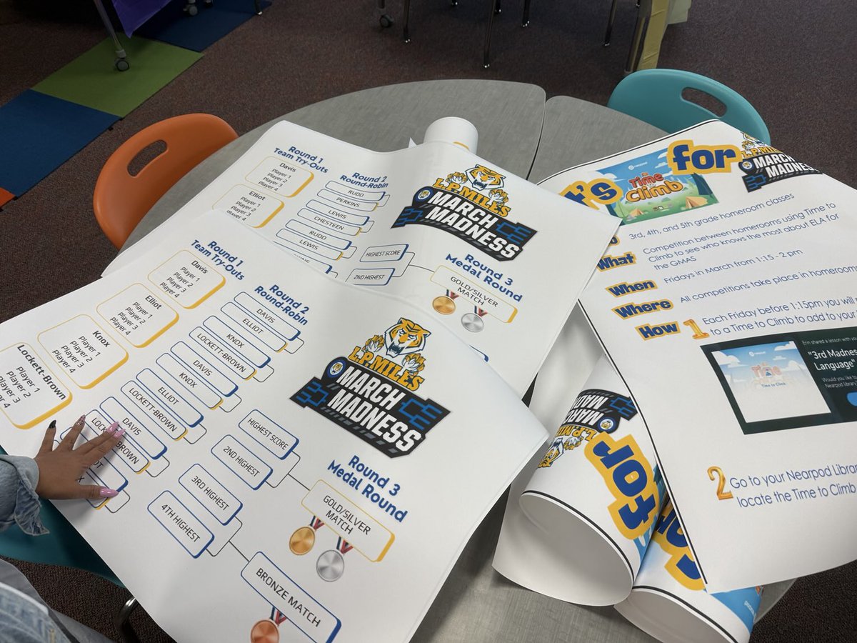 Round 1 success! ⁦Posters by <a href="/canva/">Canva</a>⁩ Games by ⁦<a href="/nearpod/">Nearpod</a>⁩. Teachers get real time data with domain specific ELA TimetoClimbs! Great collab with Ms. Bussey ⁦<a href="/MilesTigersAPS/">Miles Elementary</a>⁩ #AtlantaPublicSchools <a href="/APSInstructTech/">APS IT Department</a> <a href="/ahrosser/">Aleigha H-Rosser EdD</a> <a href="/apsupdate/">ATL Public Schools</a> <a href="/apsitnatasha/">Dr. Natasha Rachell</a>