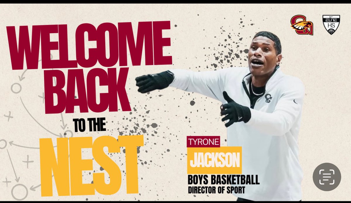 Tyrone Jackson is a Golden Eagle through and through!

A former assistant coach, and now our new Director of Sports for Boys Basketball!!! He knows the heart, hustle and tradition of CW basketball and ready to lead the next generation. Welcome back Home Coach Jackson 🏀🦅.