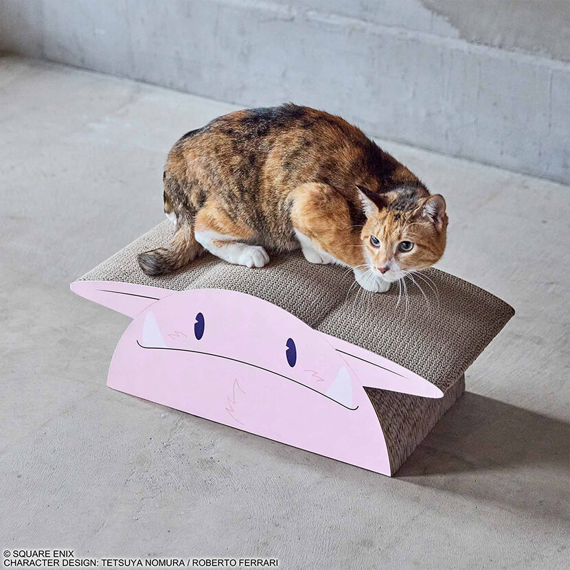 Final Fantasy VII Buster Sword and Mog scratching boards for cats, omg it's too cute 😸😸 #FF7R