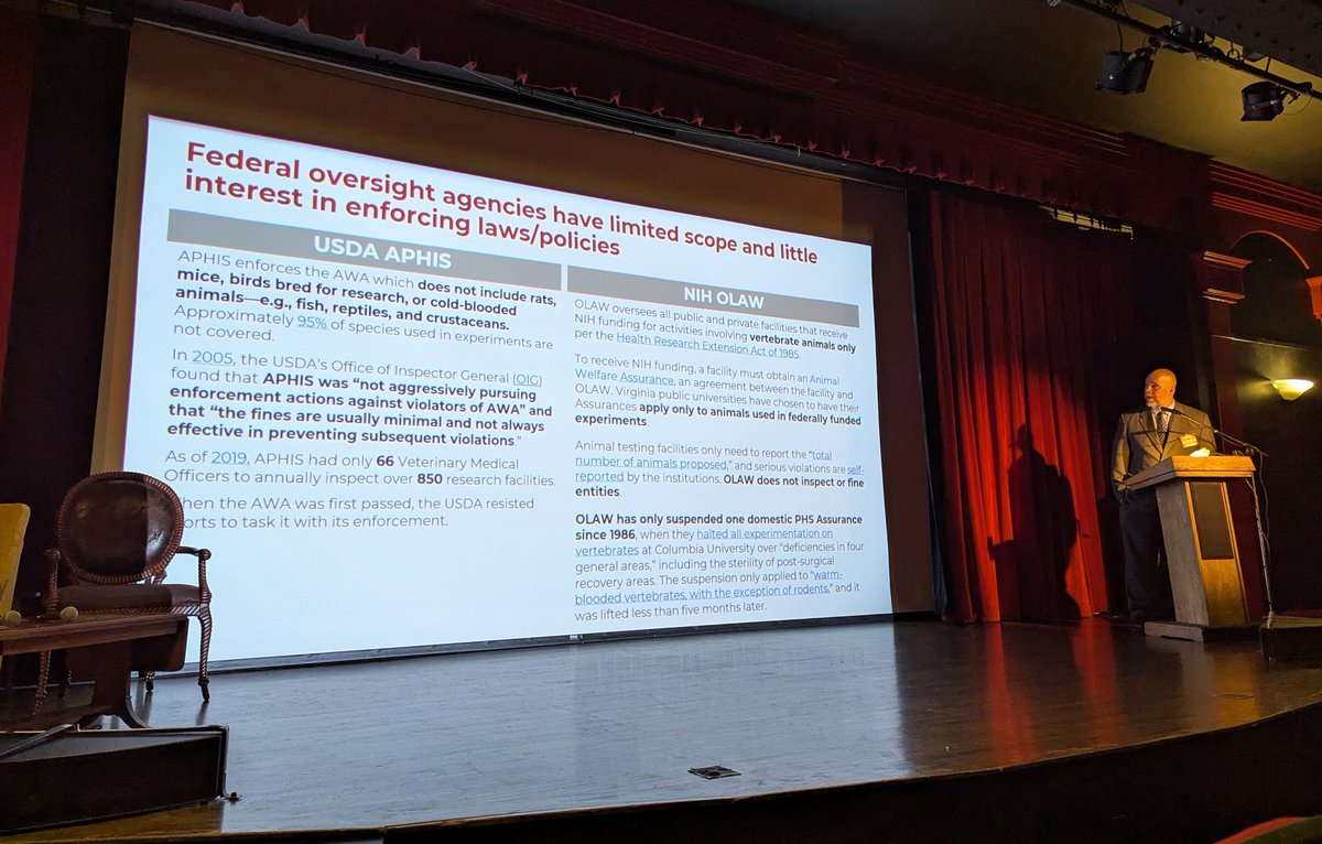 At <a href="/opengovva/">Megan you-are-my-sunshine Rhyne</a> #Access2025 conference today. Fun location in Harrisonburg. Interesting start, hearing about the very limited regulation of animal research federally, as well as lack of #transparency in Virginia and elsewhere.