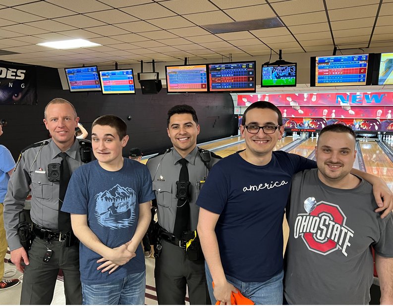 Trooper Matthew A. Kohlman and Trooper Luis M. Rodriguez, both from the Toledo Post, recently participated in a Cops &amp; Conversation event presented by <a href="/LucasDDBoard/">Lucas County Board of Developmental Disabilities</a> and Self-Advocates Lucas Toledo. Everyone had a great time and thank you for including us!