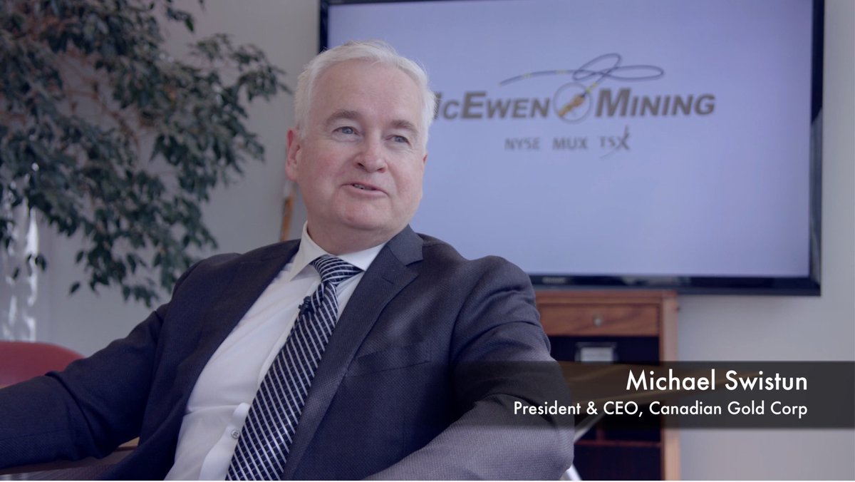 Michael Swistun, CEO &amp; President of The Canadian Gold Corp, recently visited McEwen Mining to mark a major step forward in our partnership.

Watch the video here to see what we are celebrating: vimeo.com/1071637270/d80…

#MiningIndustry #TartanMine #McEwenMining  #MiningCanada