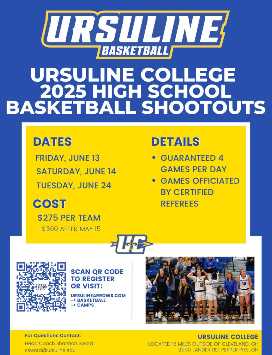 HS Coaches - info on our shootouts!