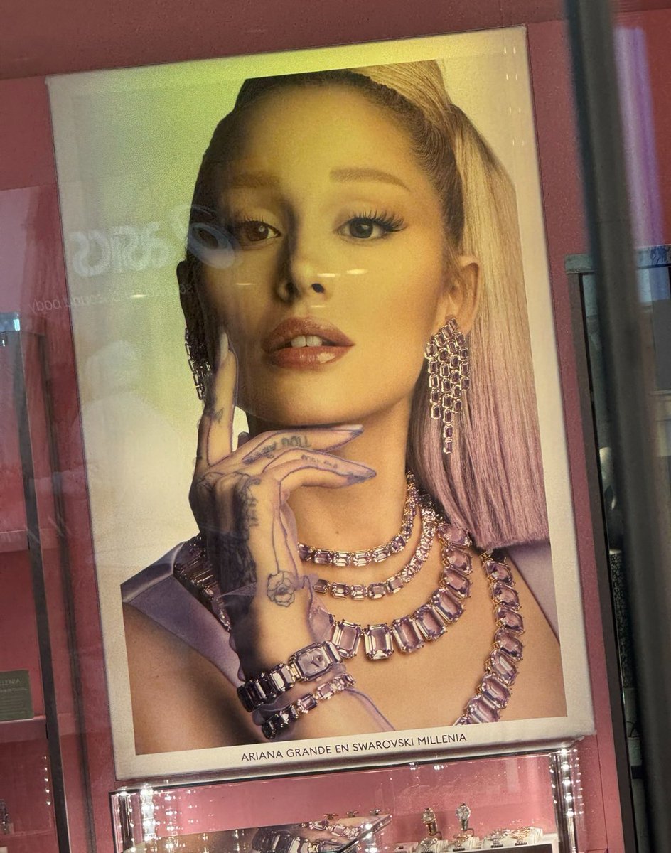 Ariana Grande stuns in new photos for Swarovski.