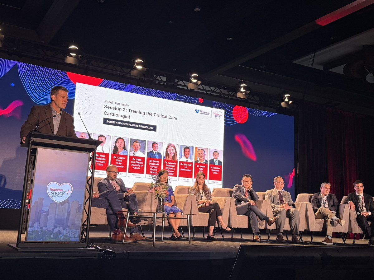 AnnGageMD's tweet image. Captivating discussion on Training the Critical Care Cardiologist! Extra enjoyable to watch @RanLeeMD debate his Program Director @NealChaisson. @SocietyOfCCC @CCFcards @CCF_PCCM @AndrewHigginsMD @ACCinTouch @carlosalviar @AmandaGarfinkel @seanvandiepen @APCCMPD
