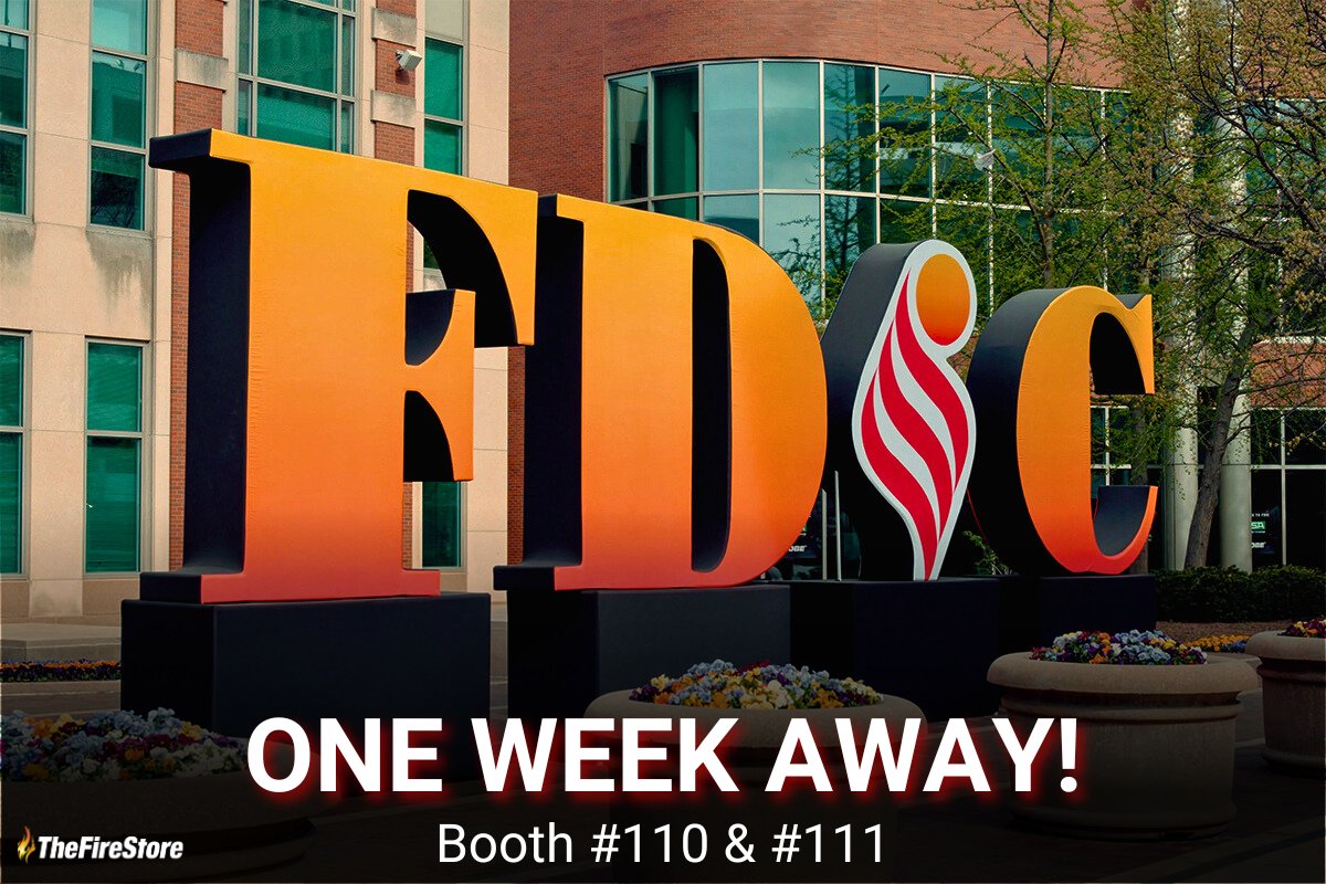 FDIC is just ONE WEEK away! 🔥

Swing by TheFireStore booth for exclusive show deals, limited edition products, and more surprises you won’t want to miss. 👀

📍See you in Indy!

#FDIC2025 #TheFireStore #FirefighterGear #EverythingButTheTruck #FDICBound #FirefighterLife