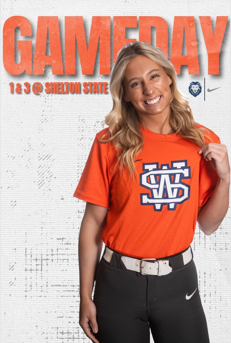 Wallace State Softball (@wallacestsb) on Twitter photo GAMEDAYπ€π€π€
1 & 3 today vs Shelton State @ Bowers Park! Lets hit it! #yealions <a href="/WSCCAthletics/">Wallace State Athletics</a> GAMEDAYπ€π€π€
1 & 3 today vs Shelton State @ Bowers Park! Lets hit it! #yealions <a href="/WSCCAthletics/">Wallace State Athletics</a>