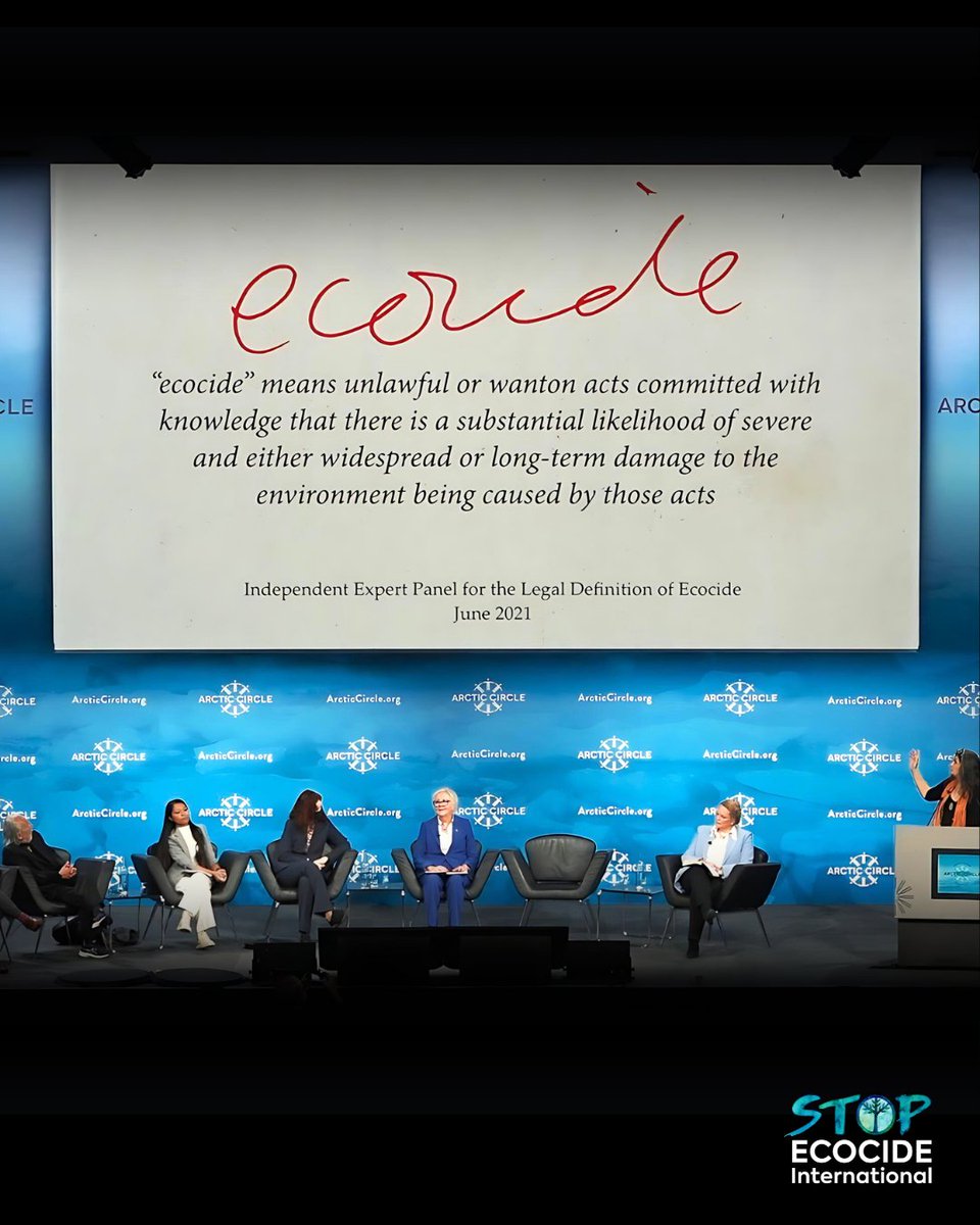 Stop Ecocide International (@ecocidelaw) on Twitter photo We work to secure recognition of #ECOCIDE as a crime at the <a href="/IntlCrimCourt/">Int'l Criminal Court</a>.
What is ecocide?!🌿
2021 Expert Panel: SEVERE & either WIDESPREAD or LONG-TERM damage to the environment—the MOST serious cases of nature destruction!
Learn more: stopecocide.earth/legal-definiti…
#StopEcocide We work to secure recognition of #ECOCIDE as a crime at the <a href="/IntlCrimCourt/">Int'l Criminal Court</a>.
What is ecocide?!🌿
2021 Expert Panel: SEVERE & either WIDESPREAD or LONG-TERM damage to the environment—the MOST serious cases of nature destruction!
Learn more: stopecocide.earth/legal-definiti…
#StopEcocide
