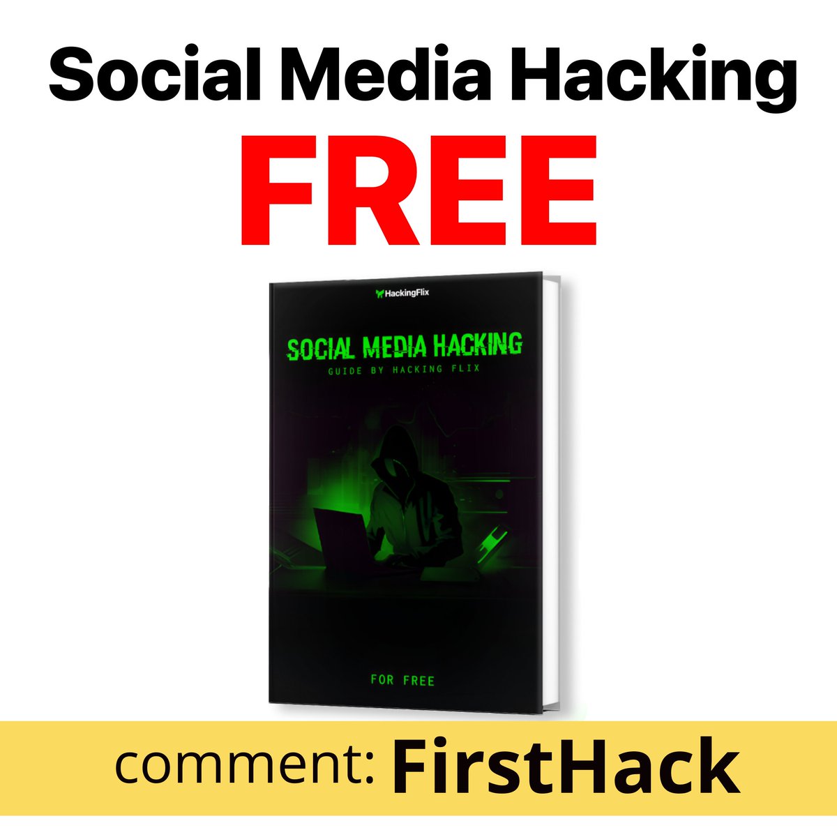 Gautamventure's tweet image. ⚔️Ready for the First Hack? Comment &quot;FirstHack&quot; and get this specially crafted e-book for beginners with the secret techniques now for free.🔥

Retweet this and tag me. One lucky winner will get a Secret Gift 🎁

#cybersecurity #ethicalhacking #ethicalhacker #ebook