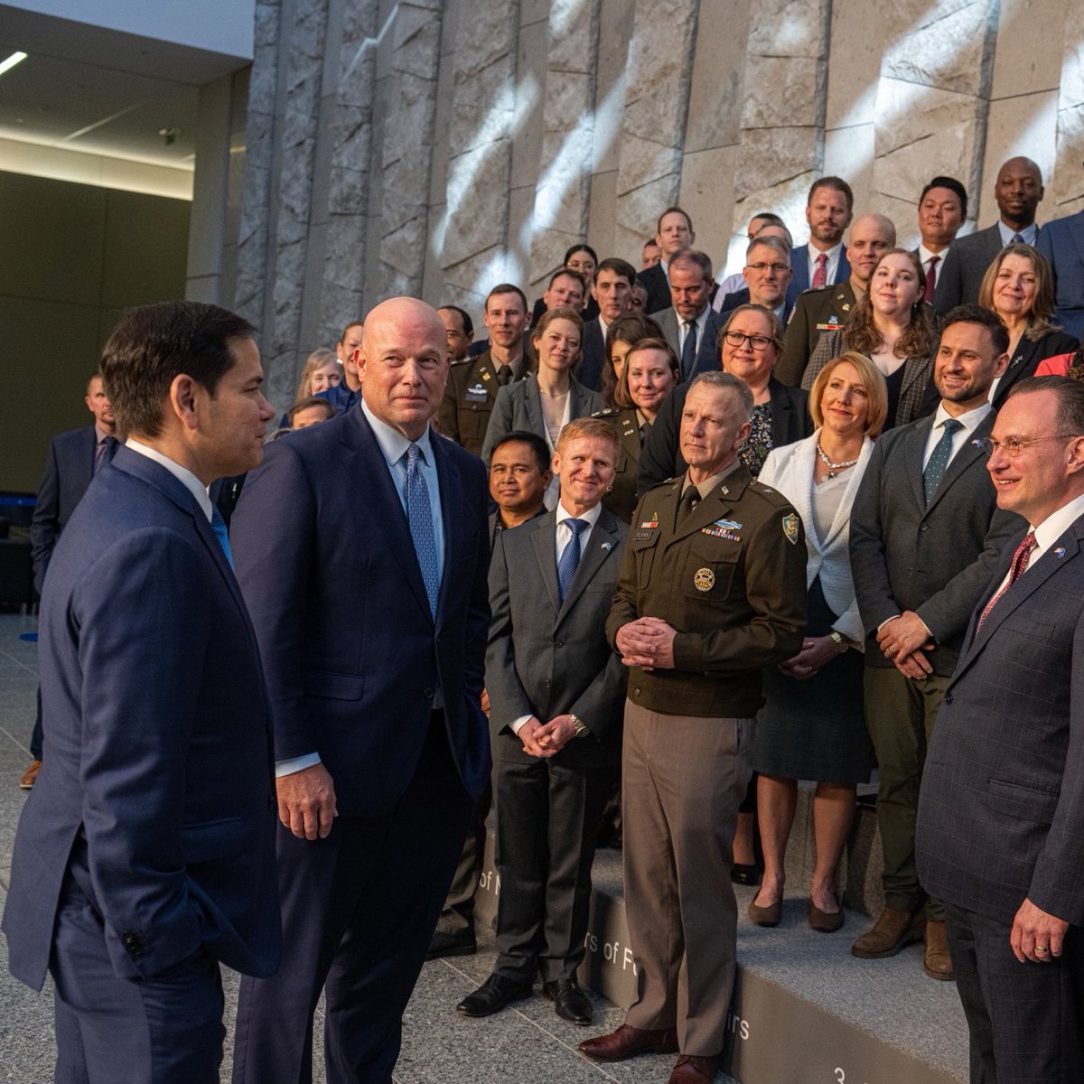 Secretary Marco Rubio (@secrubio) on Twitter photo Peace isn't free. Itās time for our Allies to increase defense spending. Thanks to <a href="/USNATO/">U.S. Mission to NATO</a> and <a href="/USAmbNATO/">U.S. Ambassador to NATO</a> for your work to make sure NATO is stronger together. Peace isn't free. Itās time for our Allies to increase defense spending. Thanks to <a href="/USNATO/">U.S. Mission to NATO</a> and <a href="/USAmbNATO/">U.S. Ambassador to NATO</a> for your work to make sure NATO is stronger together.
