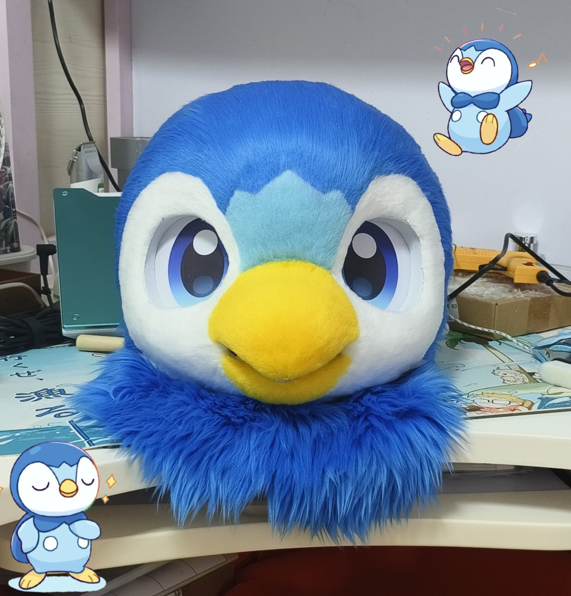 也许你们会喜欢波加曼^^ #Pokémon #fursuit #furry