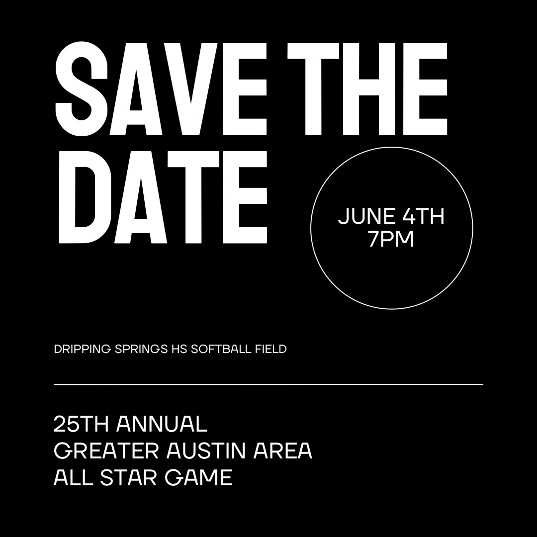 AustinAreaAllS1's tweet image. Save the date for the 25th annual Austin Area All Star Game! Looking forward to celebrating this years amazing athletes! 

@Rickyprep